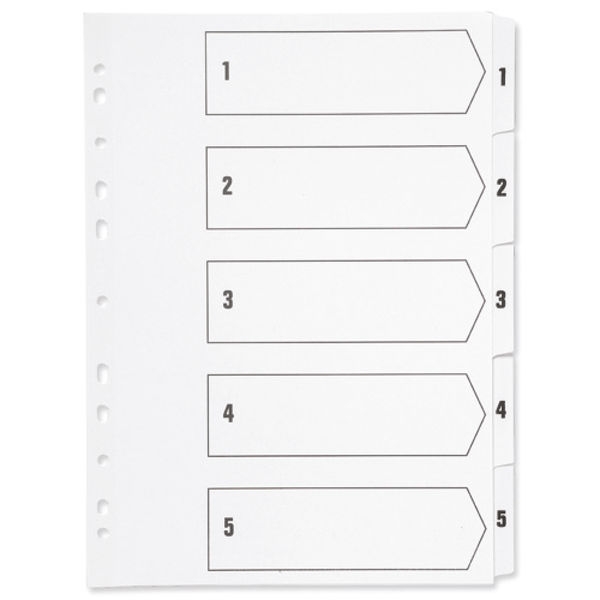 Paper Divider (White) 1-5